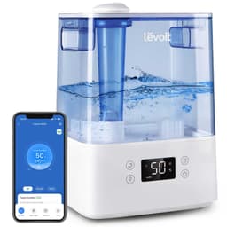 LEVOIT Classic300S Ultrasonic Smart Top Fill Humidifier, Extra Large 6L Tank for Whole Family, APP & Voice Control, Essential Oil Diffuser, Humidity Setting with Sensor, Quiet Sleep Mode, Night Light 6L Smart Blue