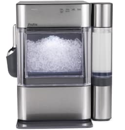 GE Profile Opal 2.0 Ultra Nugget Ice Maker with .75 Gallon Side Tank and Scale Inhibiting Filter, Scoop Included, 38 lbs in 24 Hours, Pellet Ice Machine with WiFi & Smart Connected, Stainless Steel